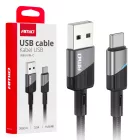 Amio USB - USB-C adatkábel 3A 200cm