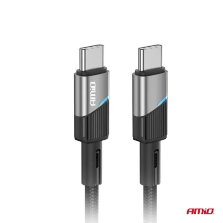 Amio USB-C - USB-C adatkábel 60W 200cm
