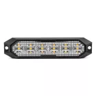 KIEGÉSZÍTÓ VILLOGÓ LÁMPA 6XLED 12/24V SÁRGA 2 FUNKCIÓ