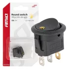 Amio, Kapcsoló Leddel Sárga, 12V 20A