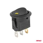 Amio, Kapcsoló Leddel Sárga, 12V 20A