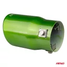 Amio Kipufogóvég rozsdamentes acél zöld 43-62mm