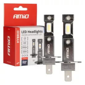   Amio LED fényszórók Hybrid sorozat H1 6000K Canbus 60W AMIO-04112