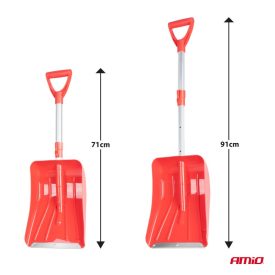 Amio, Hólapát Teleszkópos Alu, 71-91cm Élvédővel
