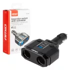 Amio Dupla elosztó PD30W PD20W QC3.0 12/24V max 200W