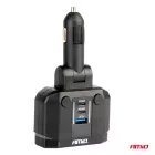 Amio Dupla elosztó PD30W PD20W QC3.0 12/24V max 200W