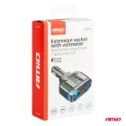 Amio Dupla elosztó PD30W PD20W QC3.0 12/24V max 200W