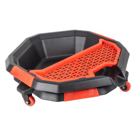 OLAJLEERESZTŐ TÁL 8L KERÉKKEL SZERSZÁMTARTÓVAL