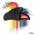 Amio, Torx Készlet, 9db-os, T10-T50