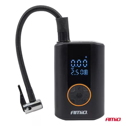 Amio akkumulátoros kompresszor LED 40W USB-C - 10bar
