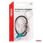 Amio Antenna adapter FAKRA DIN 5A 12V