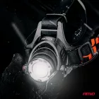 Amio LED-es fejlámpa T6 3600mAh - Tölthető