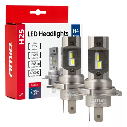 Amio LED Izzó H7 H18 12V 30W 2DB