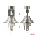 Amio LED Izzó H7 H18 12V 30W 2DB