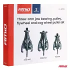 Amio, Csapágylehúzó Háromkaros Szett, 75/100/150mm