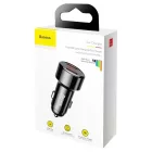 Baseus Magic Szivargyújtós Töltő 2x USB QC 3.0 45W Fekete