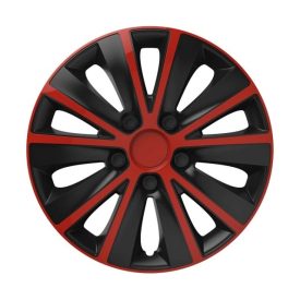   Versaco, Rapide, Dísztárcsa, 16", Darabos, Fekete/Piros