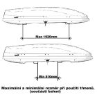 Hakr Magic Line 400 - Csomagtartó és Síbox - Szürke