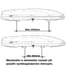 Hakr Magic Line 400 - Csomagtartó és Síbox - Szürke