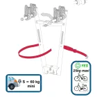 Motez Jupiter 2 Kerékpártartó Vonohorogra 2db E-bikehoz