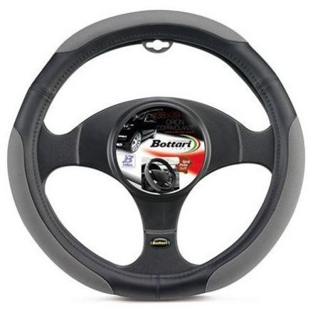 Bottari Orion Műbör Kormányvédő Fekete-Szürke M 37-39cm