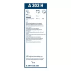 Bosch, Hátsó Ablaktörlő, A303H
