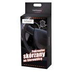 CarPassion Varással Rögzíthető Bőr Kormányvédő 39-41cm