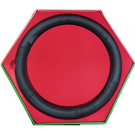 Homasita, Kormányvédő, Bőr, Fekete, 37-39 cm