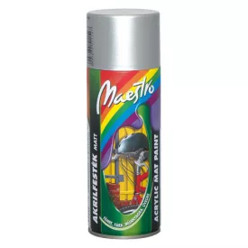   Prevent, Maestro, Akril Festék, Ezüstmetál, Matt, 400ml, RAL 9022
