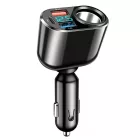 Prémium QC3USB, Szivargyújtós töltő, Usb+Szivargyújtó+Voltmérő