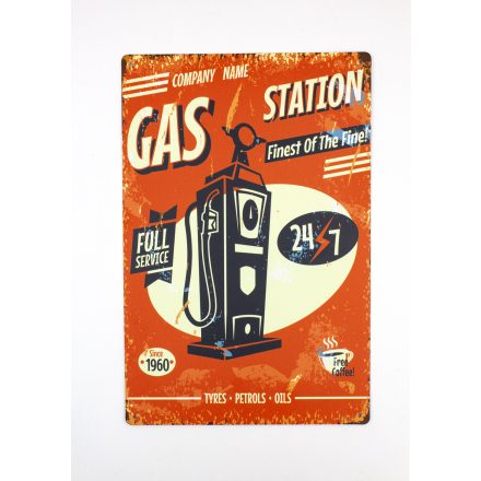 Dekorációs Fém Tábla 20x30cm