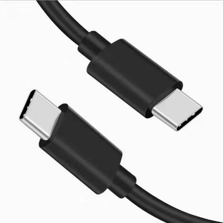 Adatkábel, Usb C - Usb C, Fekete 1M 40W