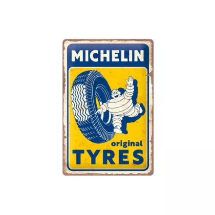 Fémtábla Dekoráció, Michelin, 20x30cm