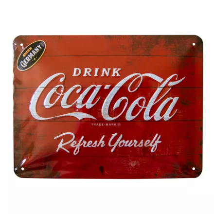 Fémtábla Dekoráció, CocaCola, 15x20cm
