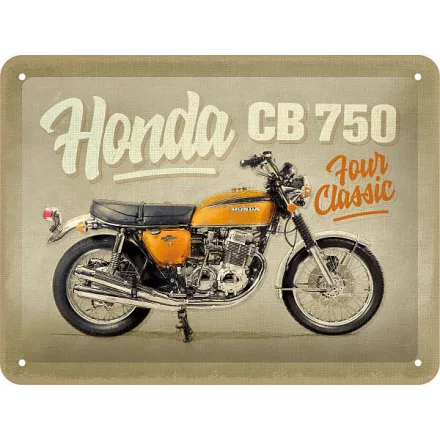 Fémtábla Dekoráció, Honda CB 750, 15x20cm