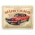 Fémtábla Dekoráció, Ford Mustang, 15x20cm