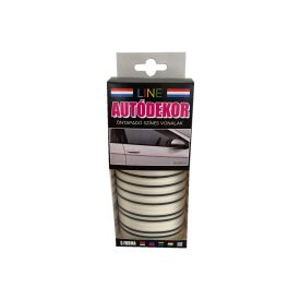 Line, Öntapadós Dekorcsík 8x130cm Fekete-Fehér, 02