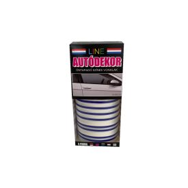 Line, Öntapadós Dekorcsík 8x130cm, Sötétkék-Fehér,19