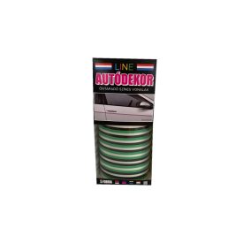   Line, Öntapadós Dekorcsík 8x130cm, Fekete-Világoszöld, 33