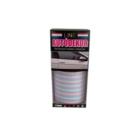   Line, Öntapadós Dekorcsík 8x130cm, Babakék-Rózsaszín, 35