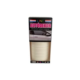 Line, Öntapadós Dekorcsík 8x130cm, Fehér-Fehér, 38