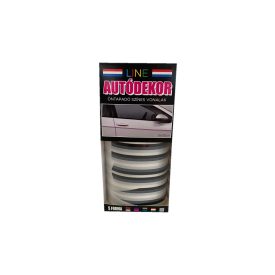   Line, Öntapadós Dekorcsík 8x130cm, Fekete-Sötétszürke-Világosszürke, 63