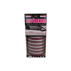   Line, Öntapadós Dekorcsík 8x130cm, Sötétszürke-Lila-Sötétszürke, 66