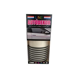 Line, Öntapadós Dekorcsík 8x130cm, Fekete, 74