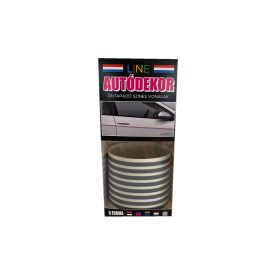 Line, Öntapadós Dekorcsík 8x130cm, Sötétszürke, 75