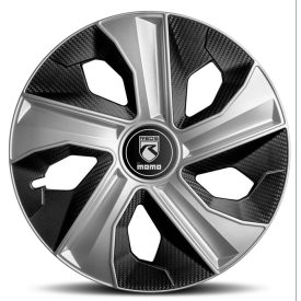 Momo, Dísztárcsa 15" Szett, Ezüst-Fekete-Karbon