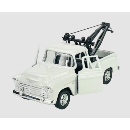 Welly Dobozos Modell Autó Chevrolet Stepside 1955 Fehér