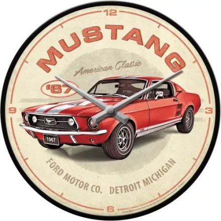 Retro Fali Óra Ford Mustang 30cm