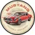 Retro Fali Óra Ford Mustang 30cm