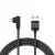 DELIGHT ADATKÁBEL USB-MICRO USB FEKETE 2A 2M 90° GAMER